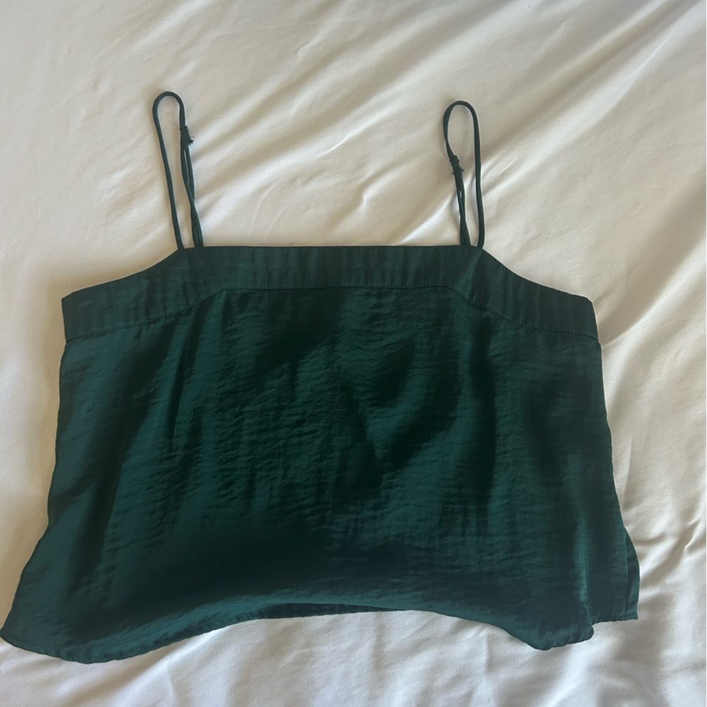 Kendall & Kylie Green Textured Knit Shorts